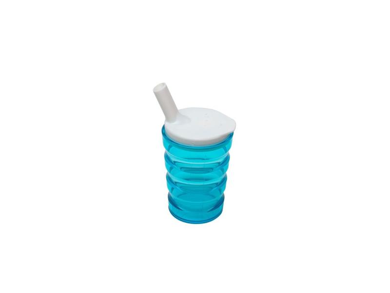 Trinkbecher aus Kunststoff blau